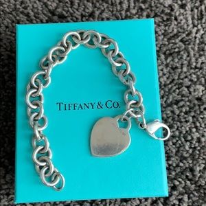 Tiffany Heart Charm Bracelet